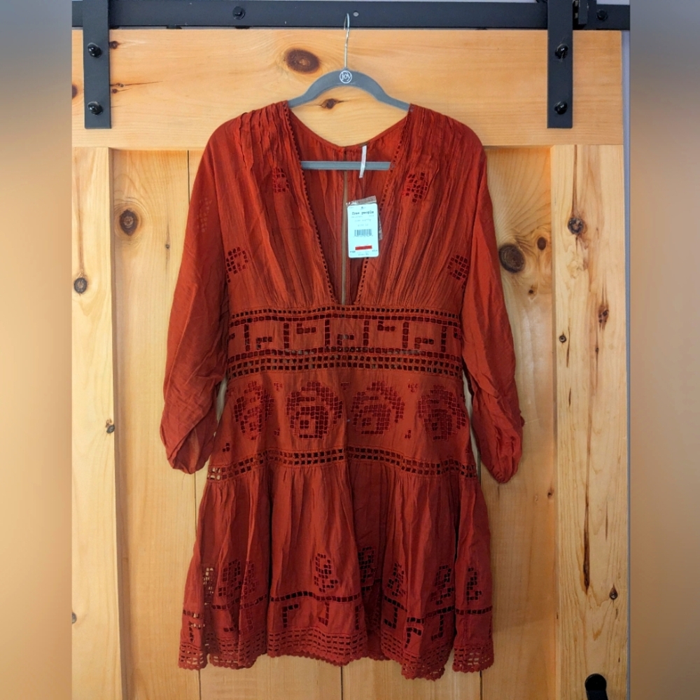 NWT Free People Tea Time Crochet Dress Size 12
